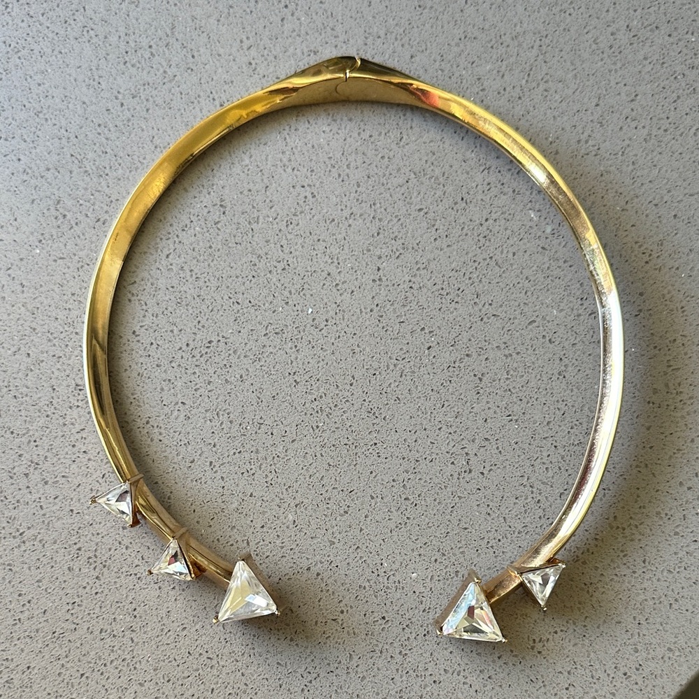 Ella Carter Gold Necklace with Crystal Accents